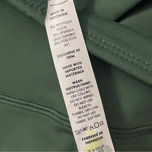 NWT Alder Apparel Performance Bike Shorts Green 6X (32/34) - Picture 6 of 8